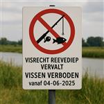 Visrecht vervalt in het Reevediep!